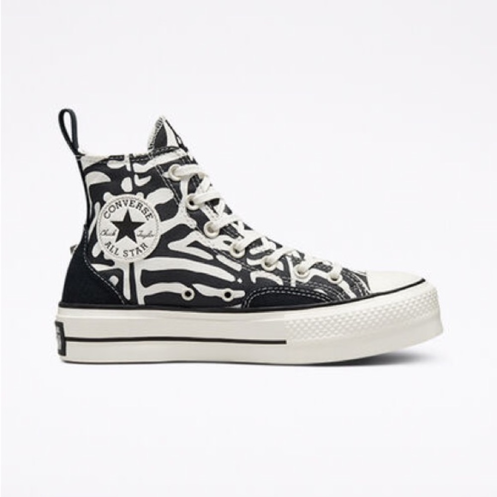 PUC Converse Chuck Taylor All Star Lift Platform Animal Mix Black and White